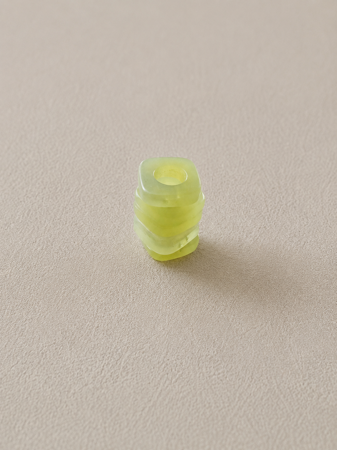 Square Green Jade Pendant
