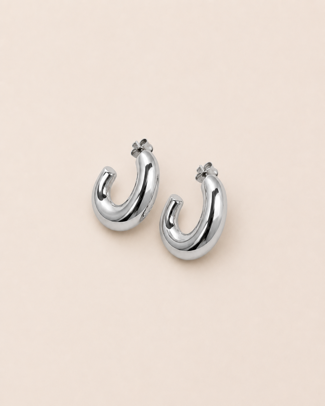 Large Oval Hoops