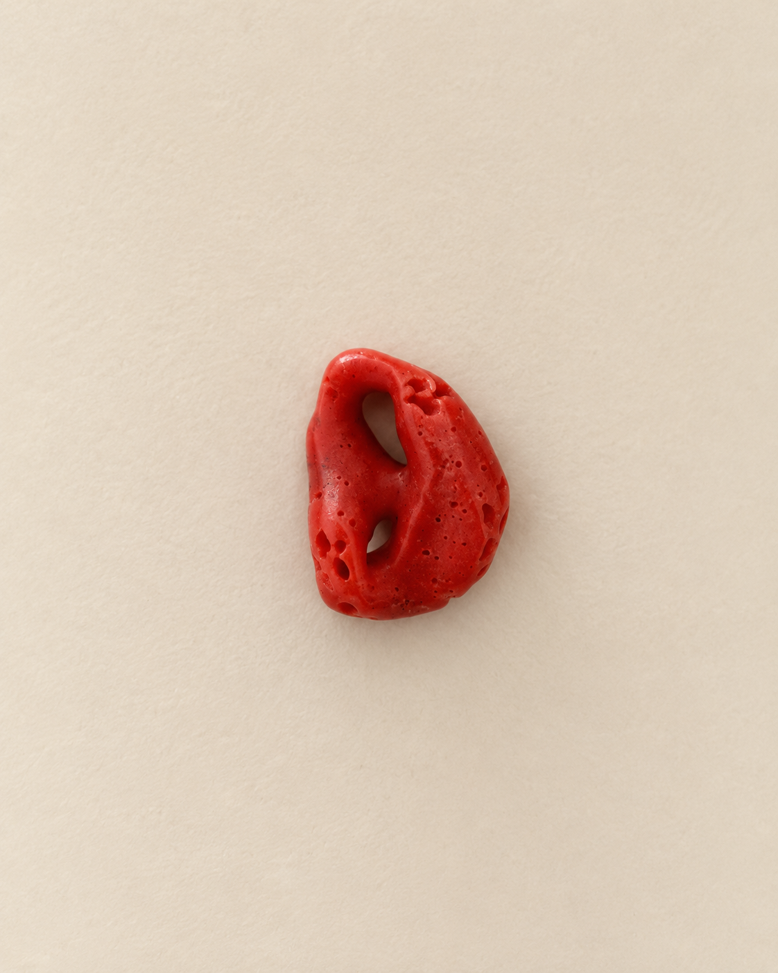 Large Coral Pendant