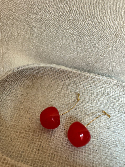 Cherry earrings