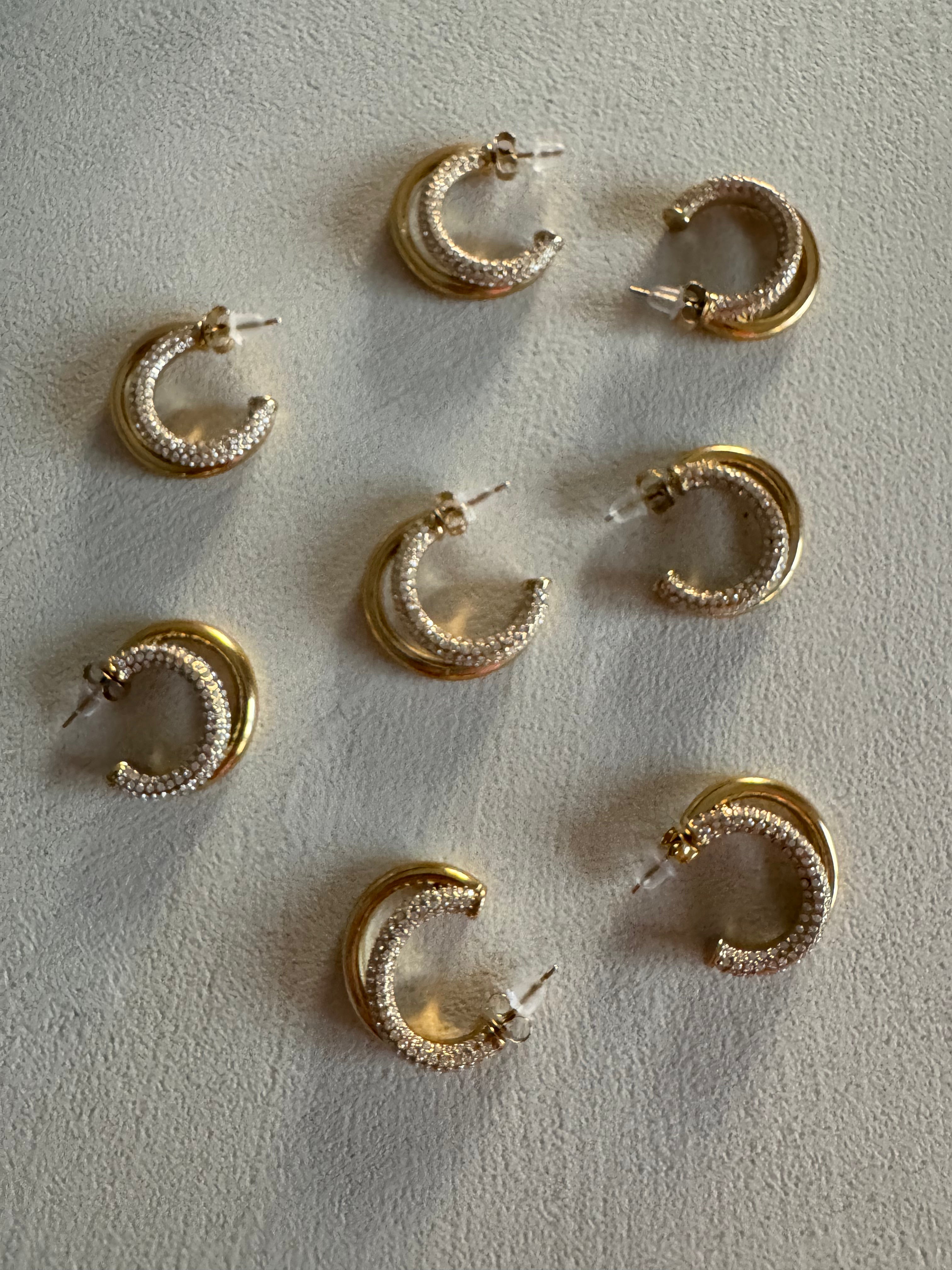 Orecchini luna