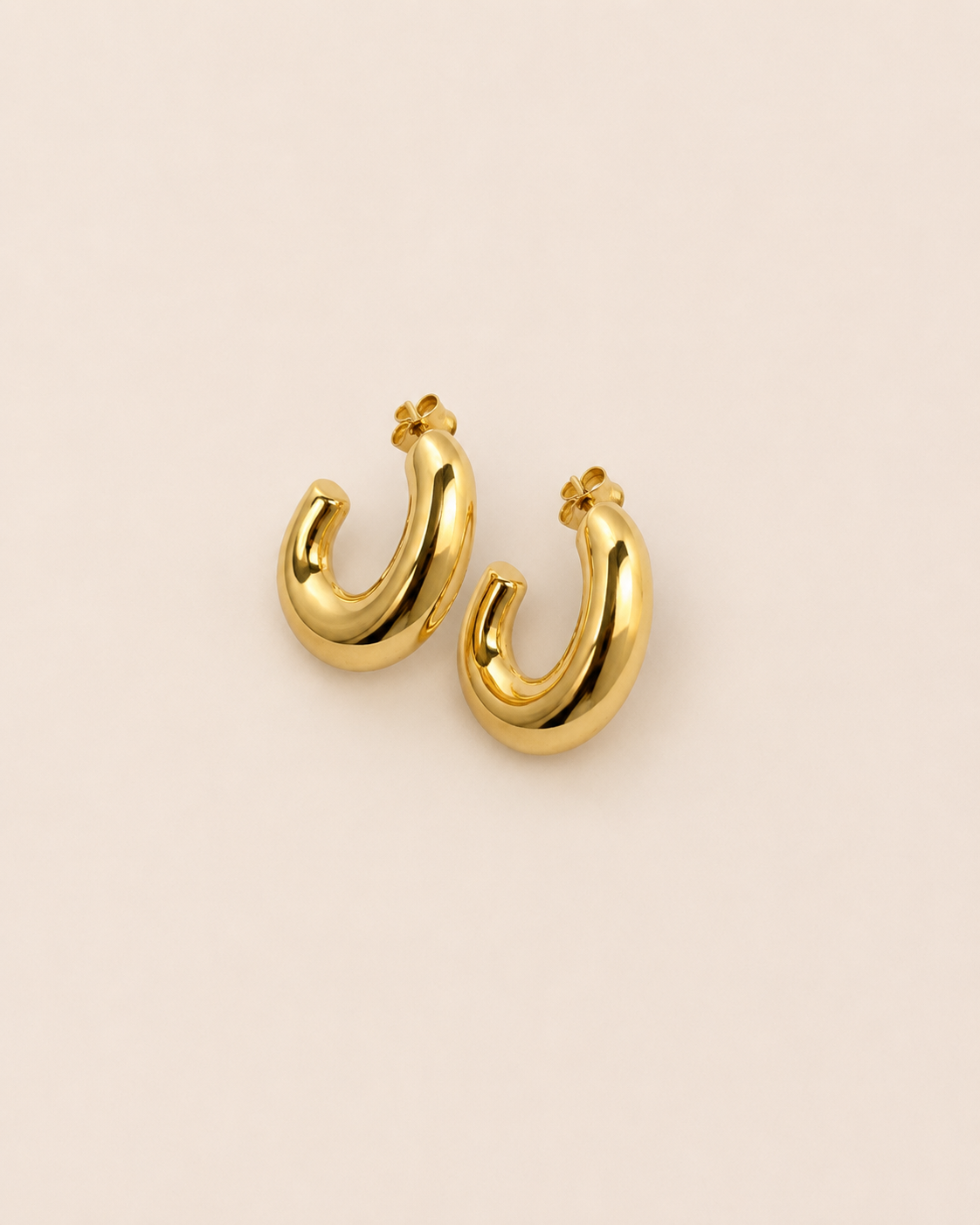 Large Oval Hoops